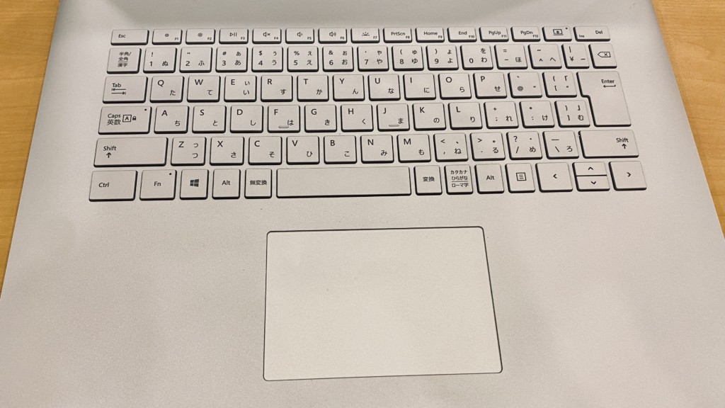surfacebook2のキーボード